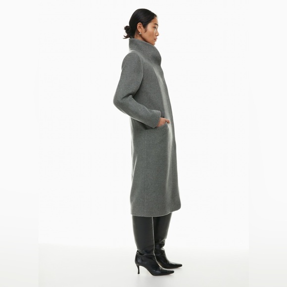 Aritzia Cocoon Long Coat Wool Cashmere size S - Picture 3 of 16